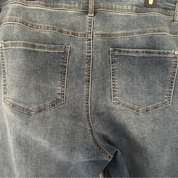 C est. 1946 Denim Hi Rise Jeans Raw Hem Size 18W - Picture 10 of 12